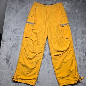 Vintage MACGEAR Reversible Cargo Pants Mens 36x32 Yellow/Green Gothic Skater